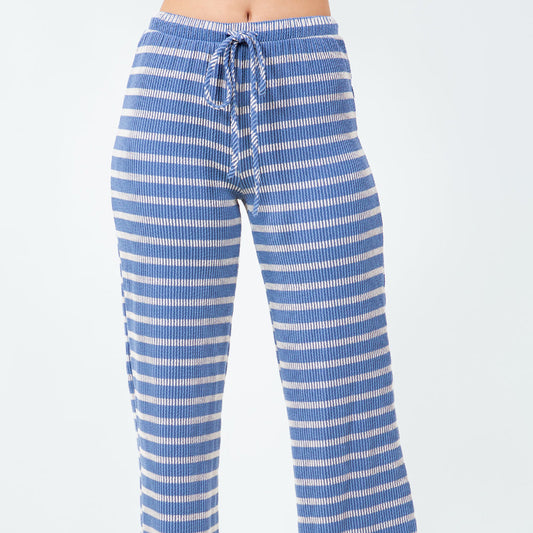 Women's Piper Striped Pants | Soft Comfortable with Drawstring Waist