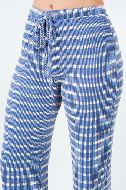 Women's Piper Striped Pants | Soft Comfortable with Drawstring Waist