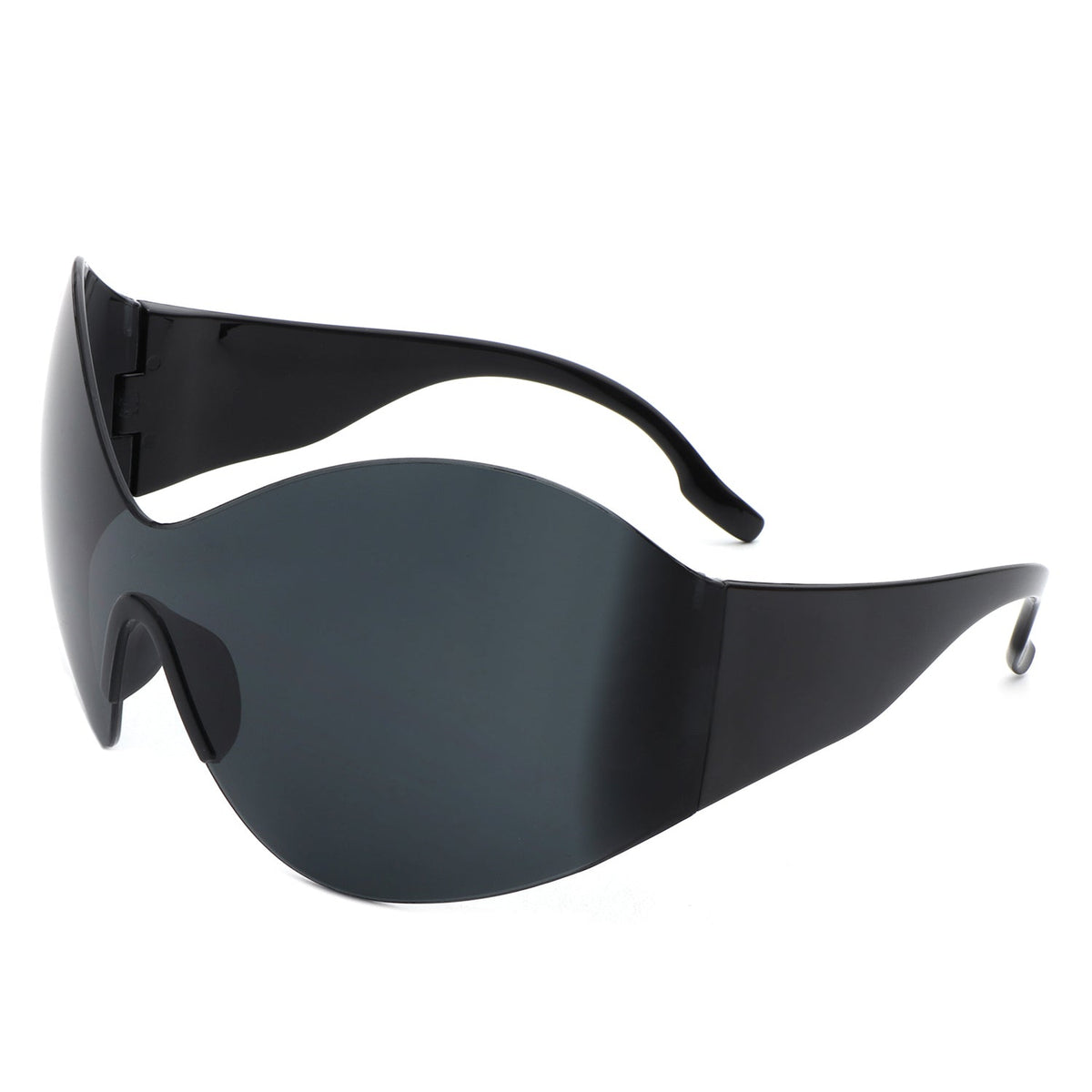 Women's Sunglasses - Oriel | Rimless Wraparound Shield, Color Options