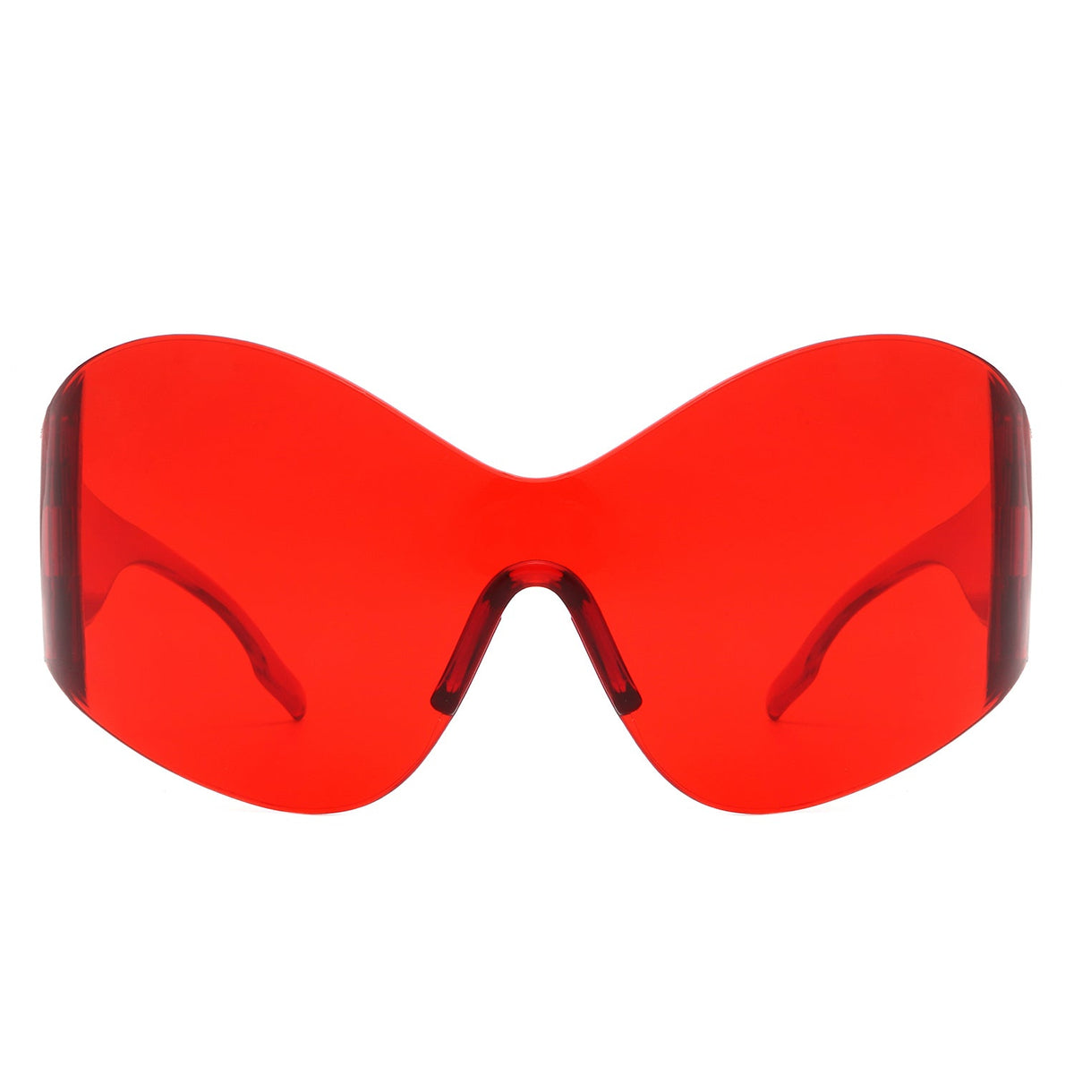 Women's Sunglasses - Oriel | Rimless Wraparound Shield, Color Options