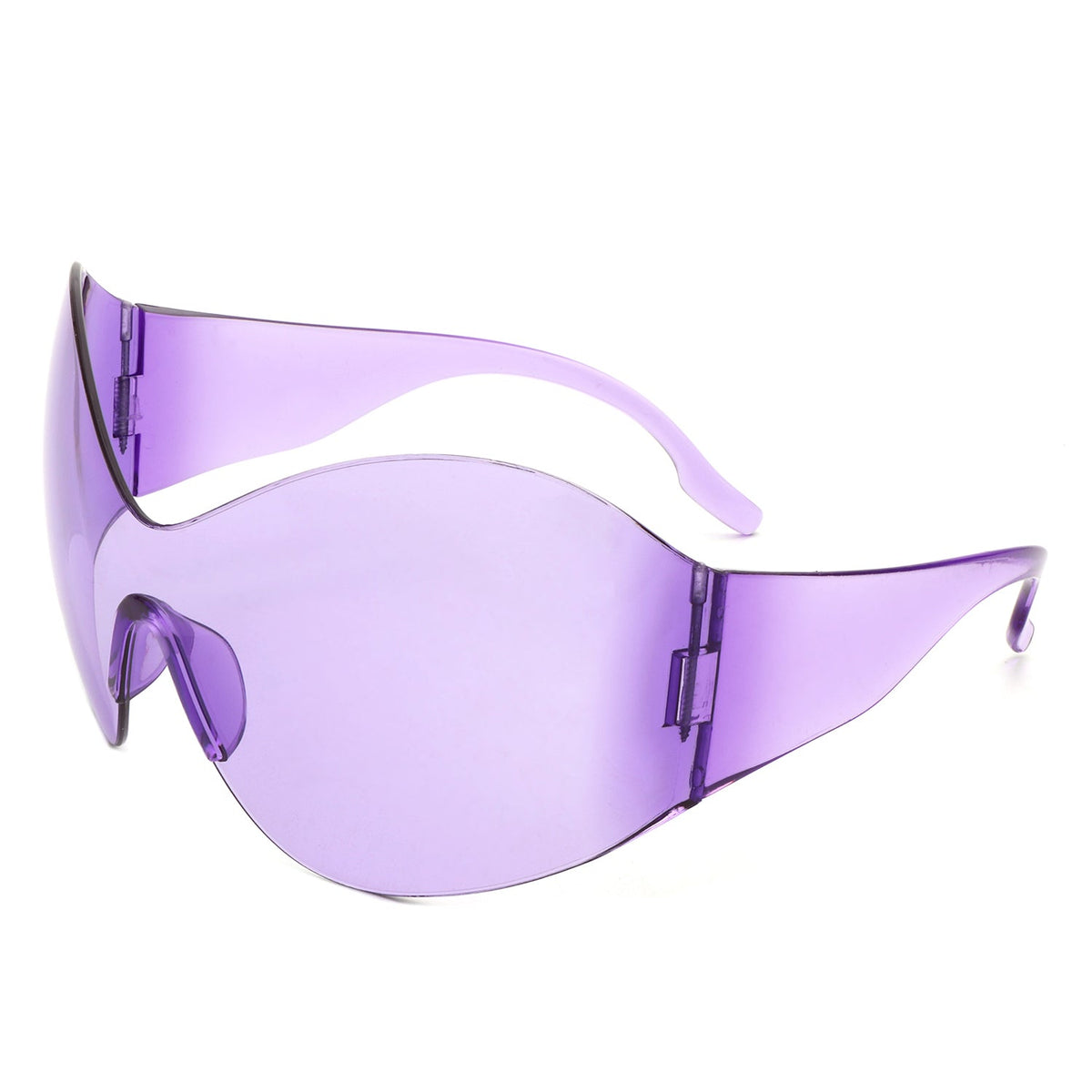Women's Sunglasses - Oriel | Rimless Wraparound Shield, Color Options