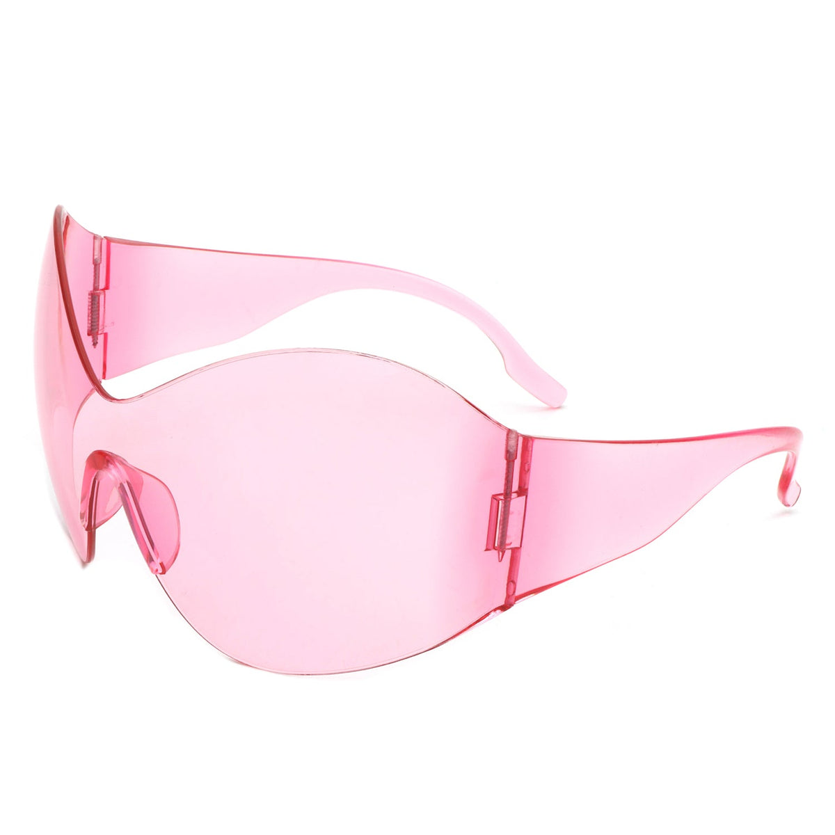 Women's Sunglasses - Oriel | Rimless Wraparound Shield, Color Options