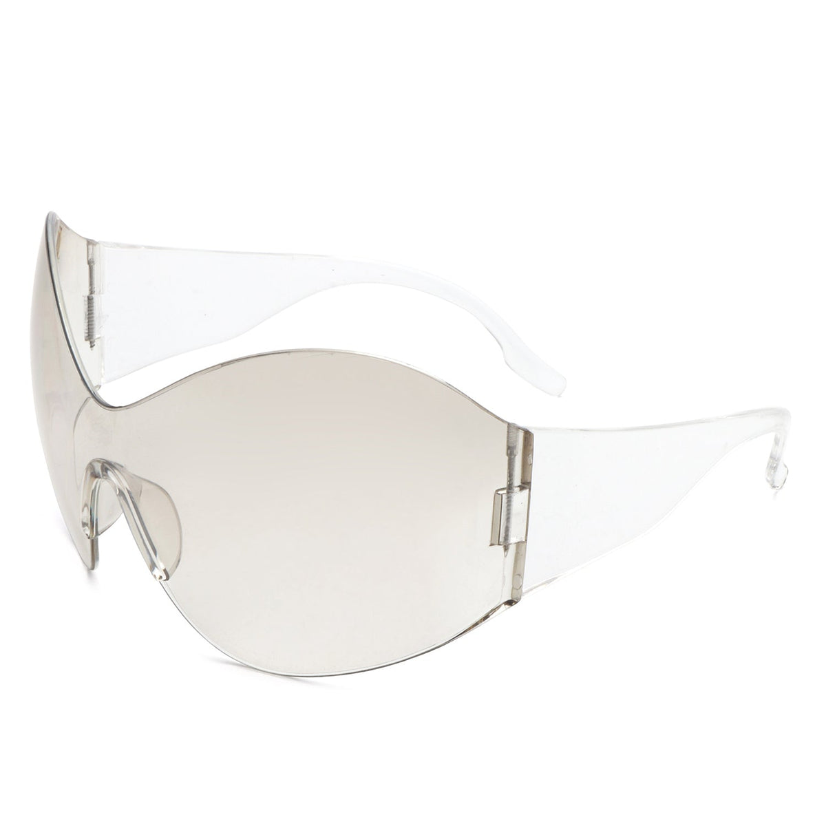 Women's Sunglasses - Oriel | Rimless Wraparound Shield, Color Options