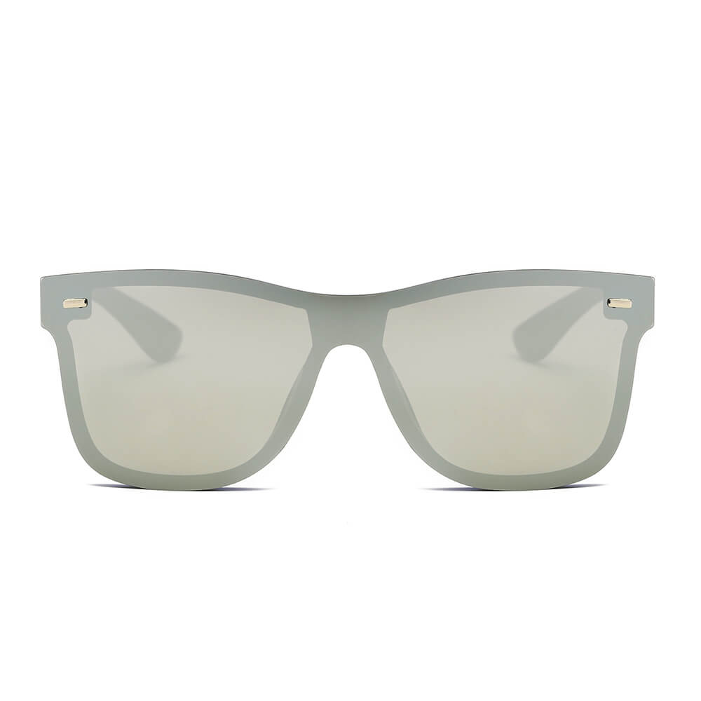 Sunglasses - ALTO | Men/Women Modern Mirrored Horn Rimmed, Color Options
