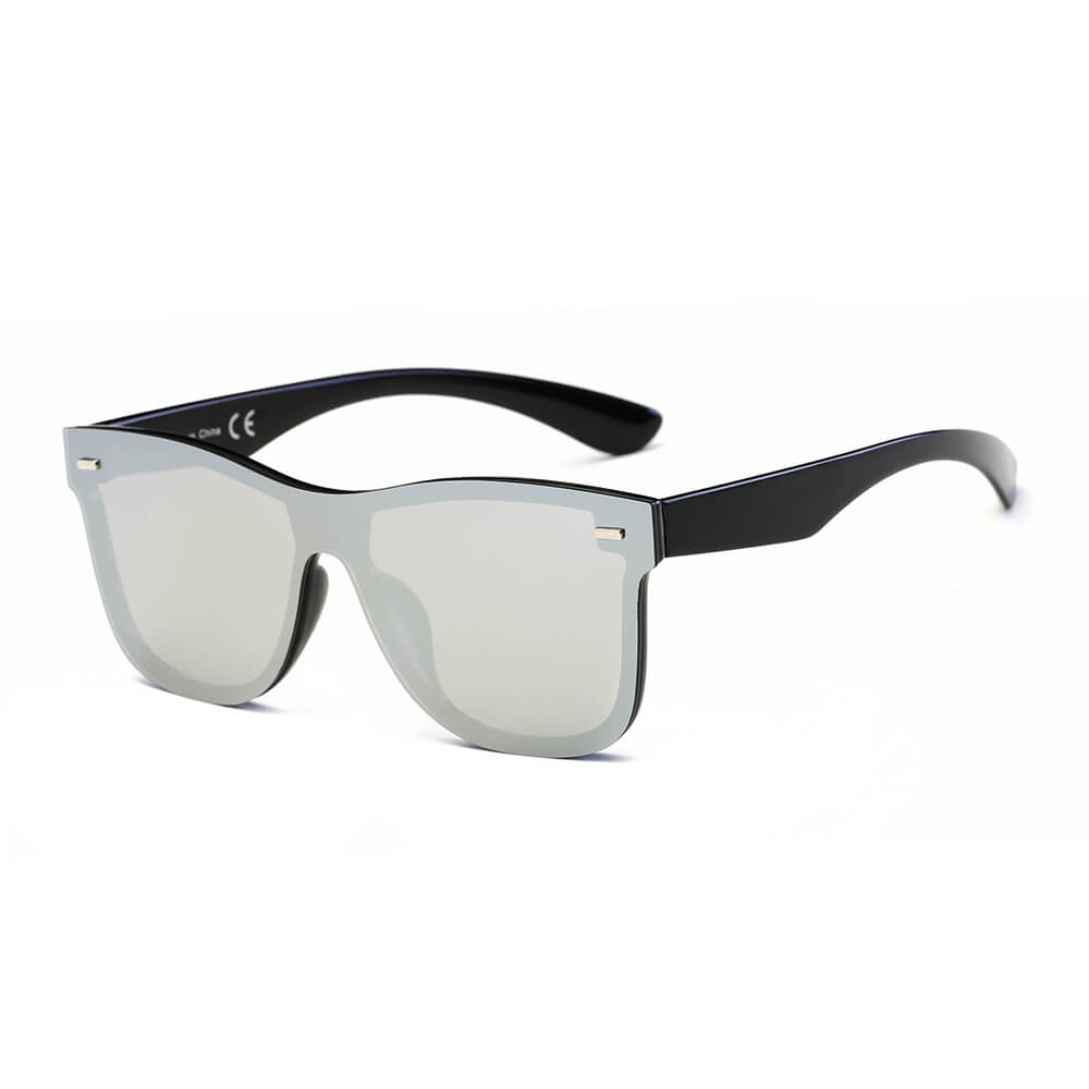 Sunglasses - ALTO | Men/Women Modern Mirrored Horn Rimmed, Color Options