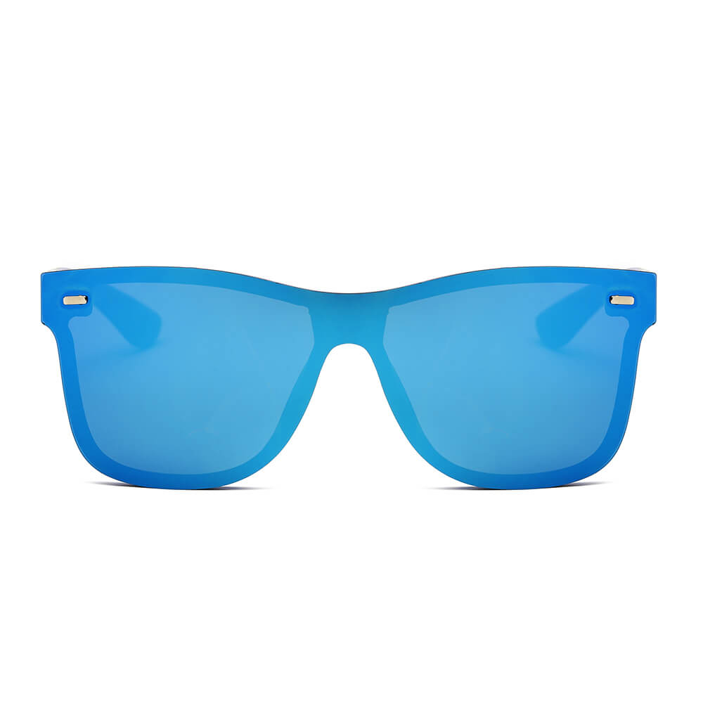 Sunglasses - ALTO | Men/Women Modern Mirrored Horn Rimmed, Color Options