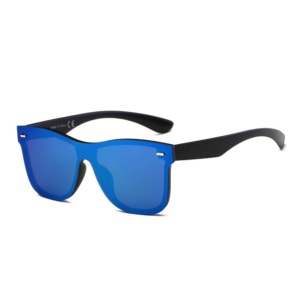 Sunglasses - ALTO | Men/Women Modern Mirrored Horn Rimmed, Color Options