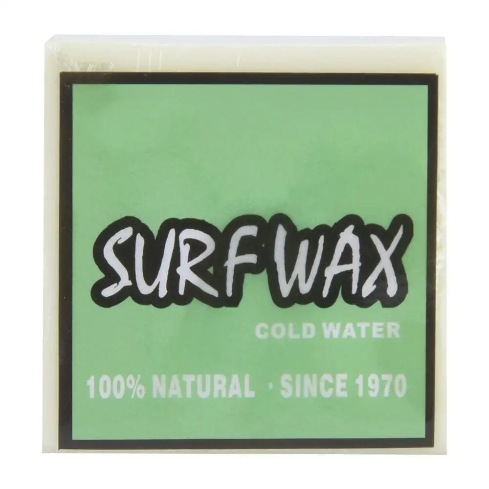 Cold Water Surf Wax - Includes Wax Comb with Fin Key, 65-75F (18-24C)