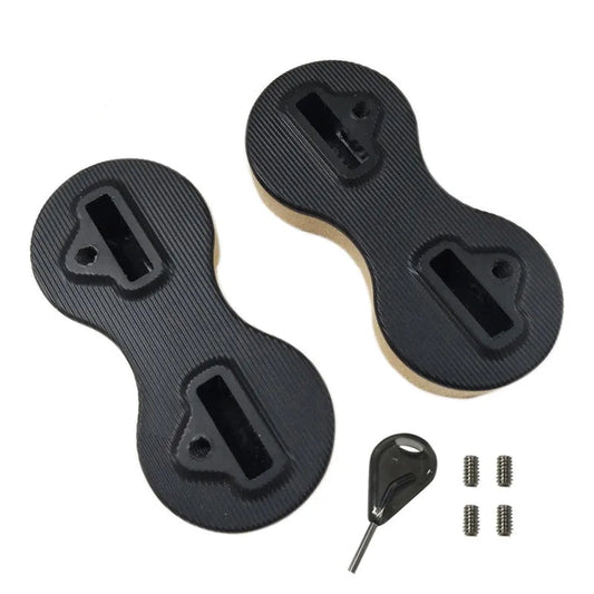 Surfboard Double Tab Side Fin Plugs - 5/9 Degree Options, Surfboard Fin Box