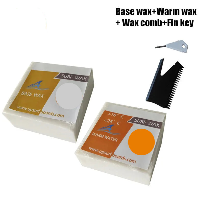 Tropical/Warm/Cool/Cold Wax Options plus Base Wax - with Comb and Fin Key