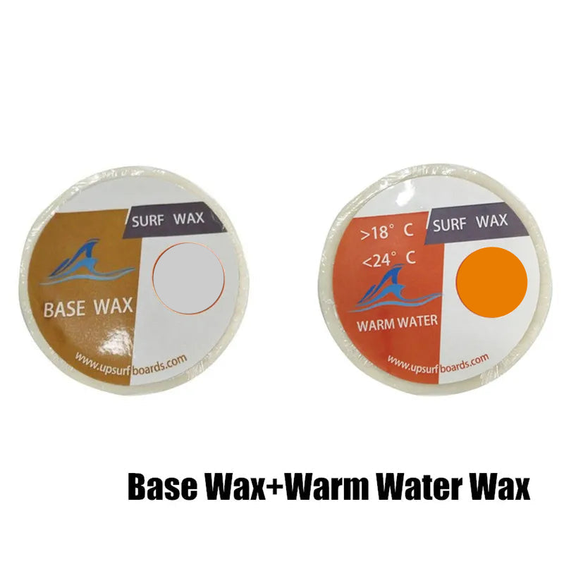 Tropical/Warm/Cool/Cold Surf Wax Options, Includes Base Wax Bar, Combo Set