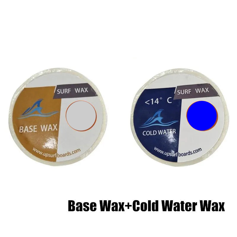 Tropical/Warm/Cool/Cold Surf Wax Options, Includes Base Wax Bar, Combo Set
