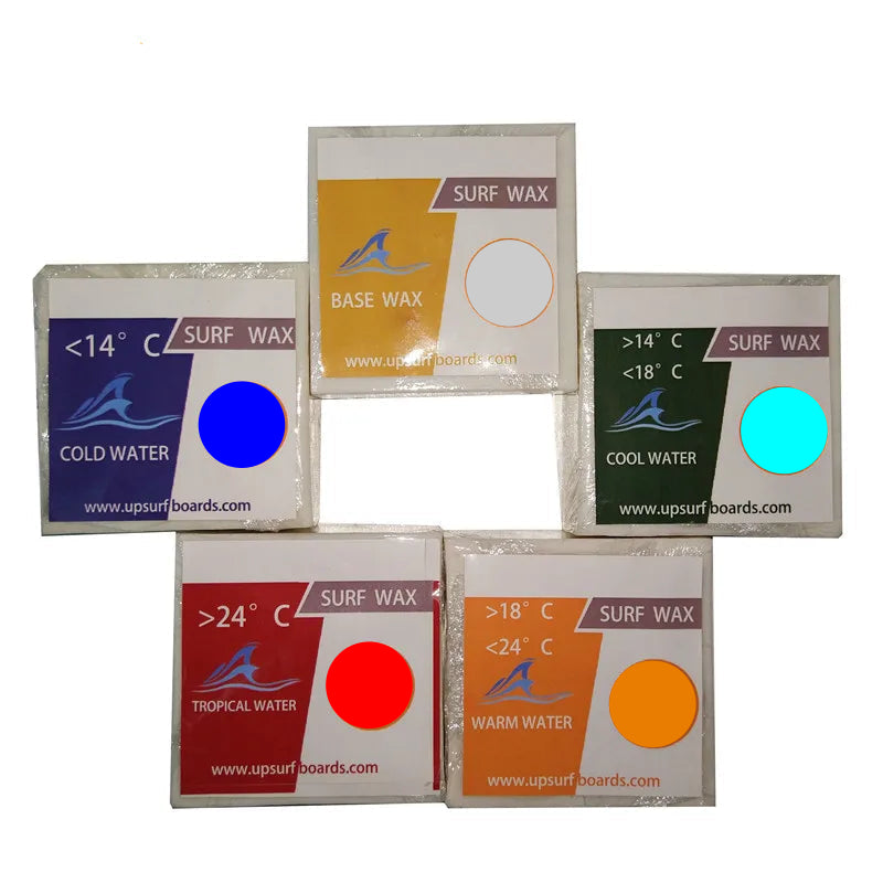 Tropical/Warm/Cool/Cold Wax Options plus Base Wax - with Comb and Fin Key