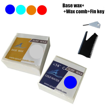 Tropical/Warm/Cool/Cold Wax Options plus Base Wax - with Comb and Fin Key