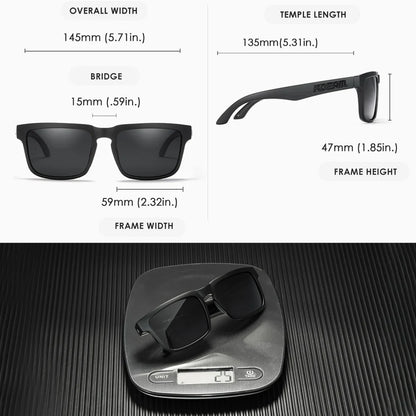Photochromic or Night Vision Polarized Sunglasses, Eyewear With Case