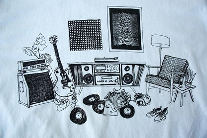 High Fidelity Soothing Blue Eco-Friendly Super Soft T-Shirt, by Paulville Goods