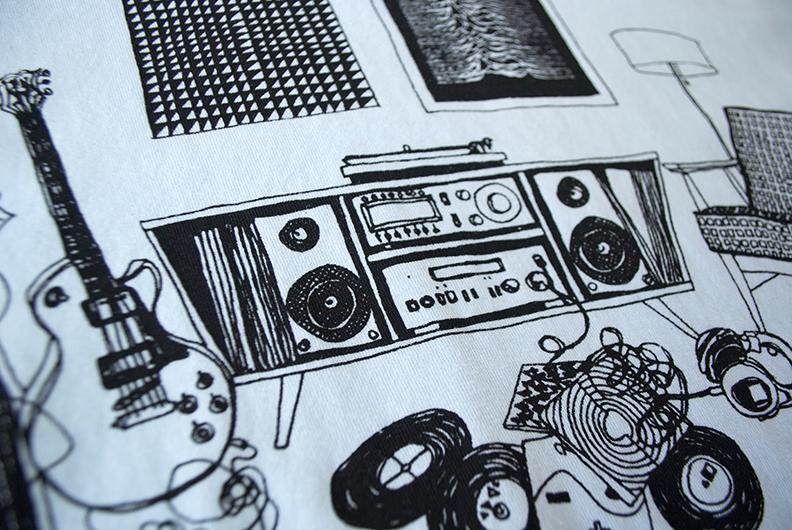 High Fidelity Soothing Blue Eco-Friendly Super Soft T-Shirt, by Paulville Goods