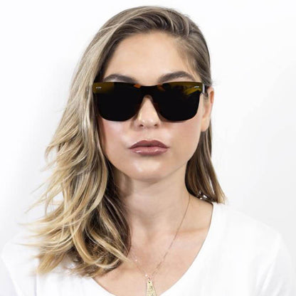 Sunglasses - ALTO | Men/Women Modern Mirrored Horn Rimmed, Color Options