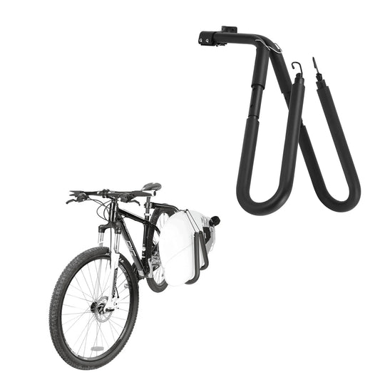 Bicycle Surfboard Rack Aluminum Alloy/Foam Black/Green Rack