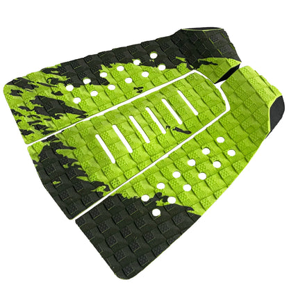 Premium EVA Surfboard Traction Pad with Color Options, 3 Piece Deck Tail Pad