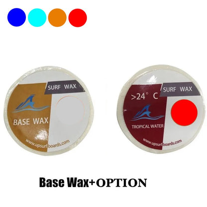 Tropical/Warm/Cool/Cold Surf Wax Options, Includes Base Wax Bar, Combo Set