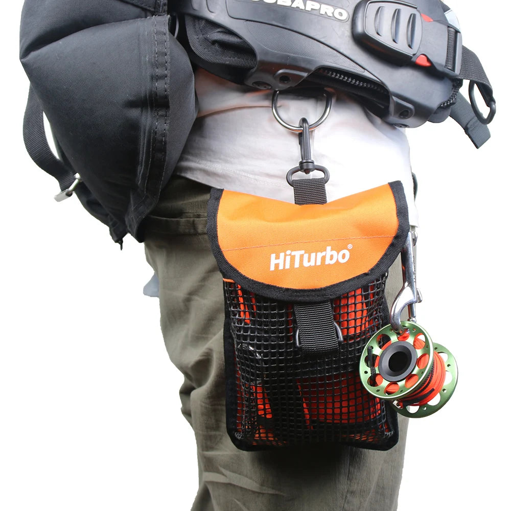 Surf Fins, Wax, Misc Storage Mesh Bag, Travel Beach Gear Surf Bag, 9" Length