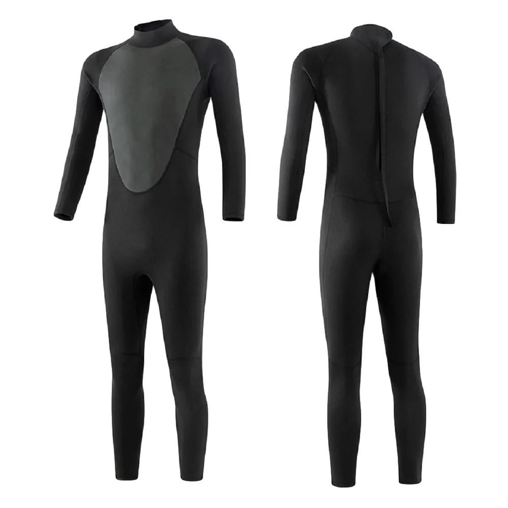 Men's Full Wetsuit 2mm/3mm Options - Neoprene Full Body Thermal Warmth