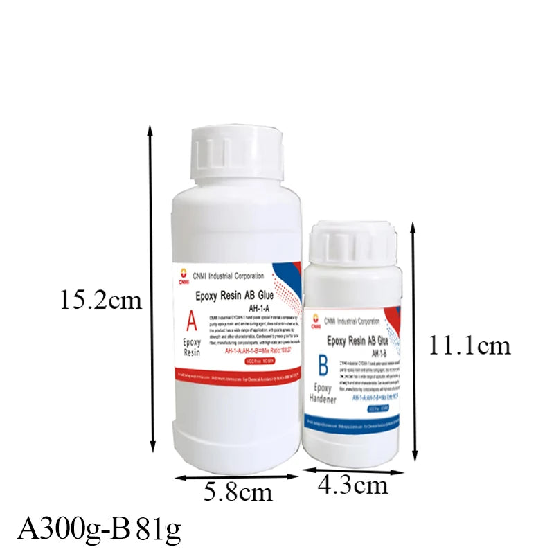 Carbon Fiber Epoxy Repair Kit - Strong Transparent Epoxy Resin with Fiberglass