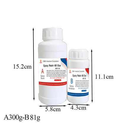 Carbon Fiber Epoxy Repair Kit - Strong Transparent Epoxy Resin with Fiberglass