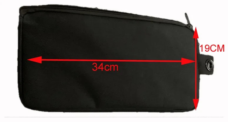Black Surf Fin Bag Surfboard Fins Storage Bag Durable, 13.5” Length Nylon Material