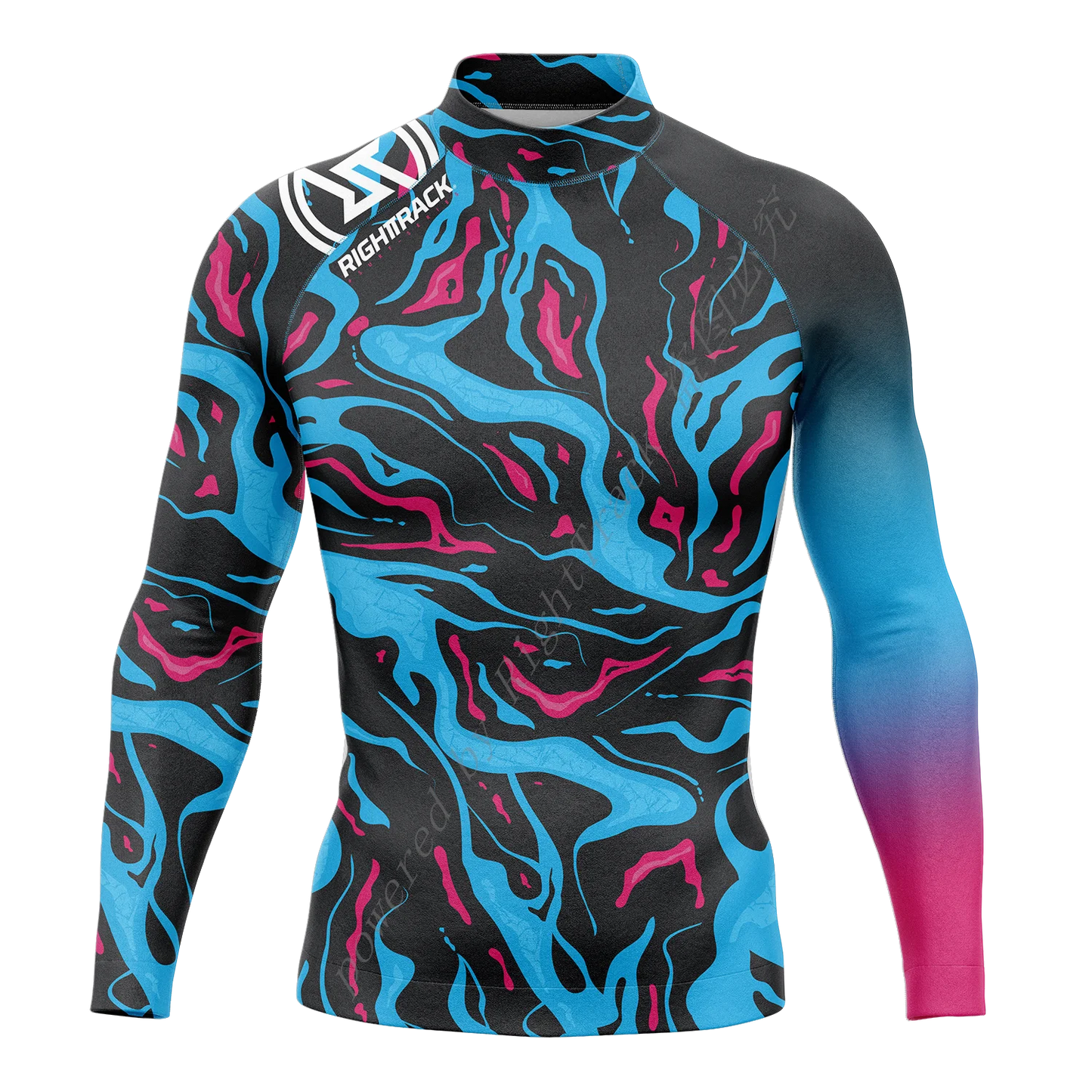 Men's Long Sleeve Rashguard, Color and Style Options, UV Protection Stretch Fabric