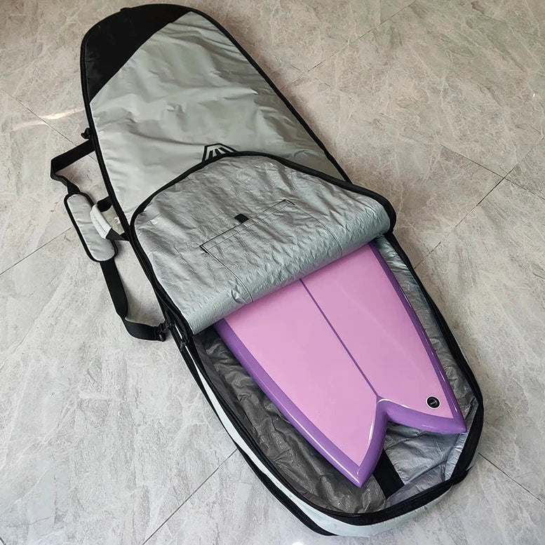 6'0" Surfboard Travel Bag, Deluxe Shoulder Strap and Handle, 5mm Padding
