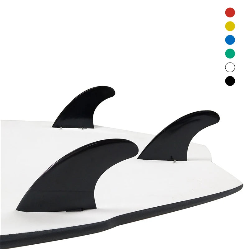 Surfboard Fin Set - M5 Medium Nylon All Purpose Surf Fins, Color Options