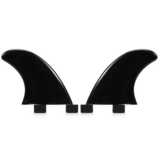 2 Pcs Side Fins - Small F1 Fins Nylon Fiberglass, Black/White Color Options
