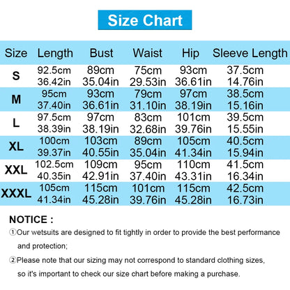 Men's Short Sleeve Surfing Wetsuit - 3mm Neoprene Spring Suit with Back Zip