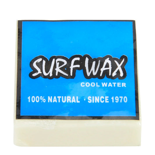Cool Water Surf Wax - One Bar Small Size, Water Temps 55-65F (18-24C)