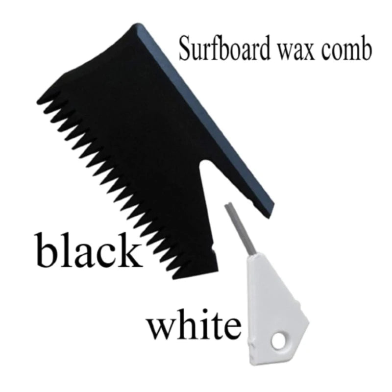 Wax Comb Surfboard Wax Remover Comb with Rail Scraper and Fin Key