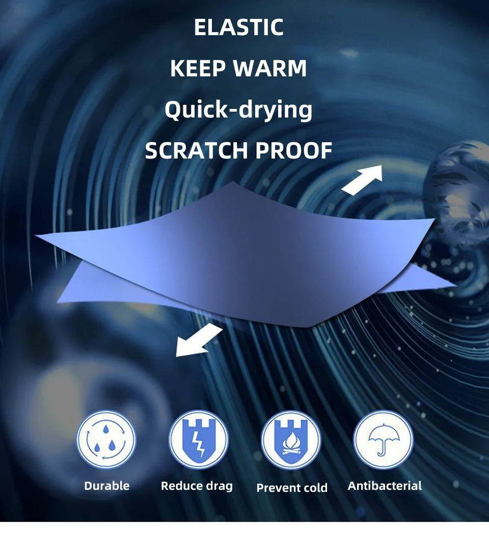 Men's Full Wetsuit 2mm/3mm Options - Neoprene Full Body Thermal Warmth