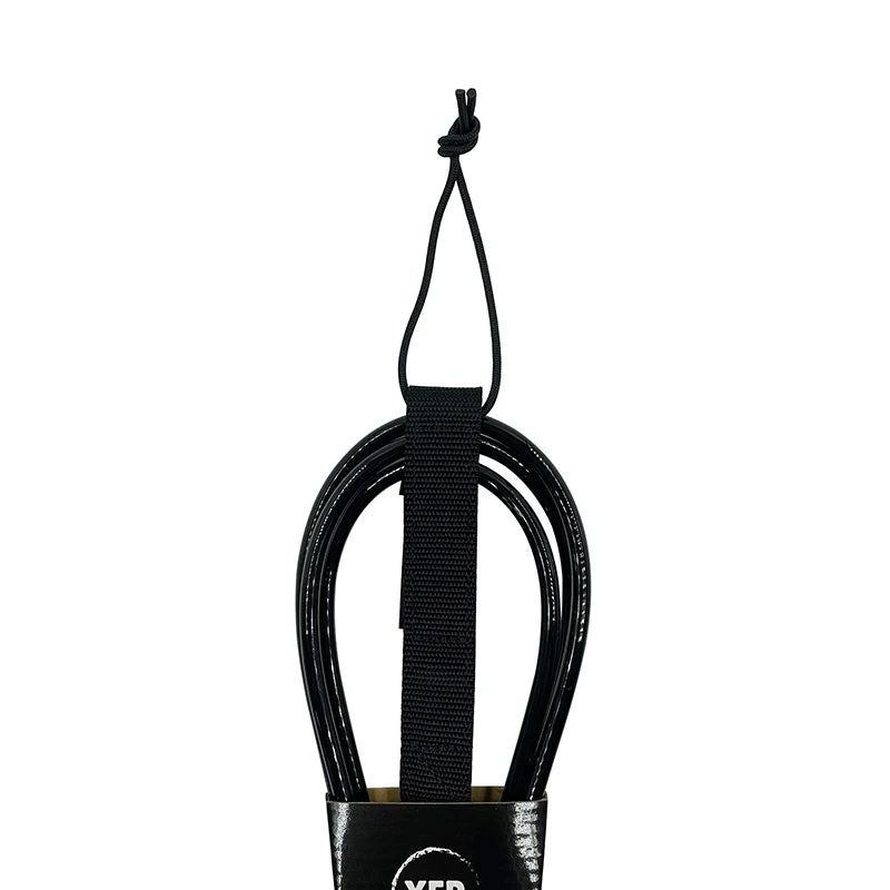 Surf Leash Black or Pink/Blue, 6 to 10 feet Length 7mm Thick, TPU, Stainless Swivel