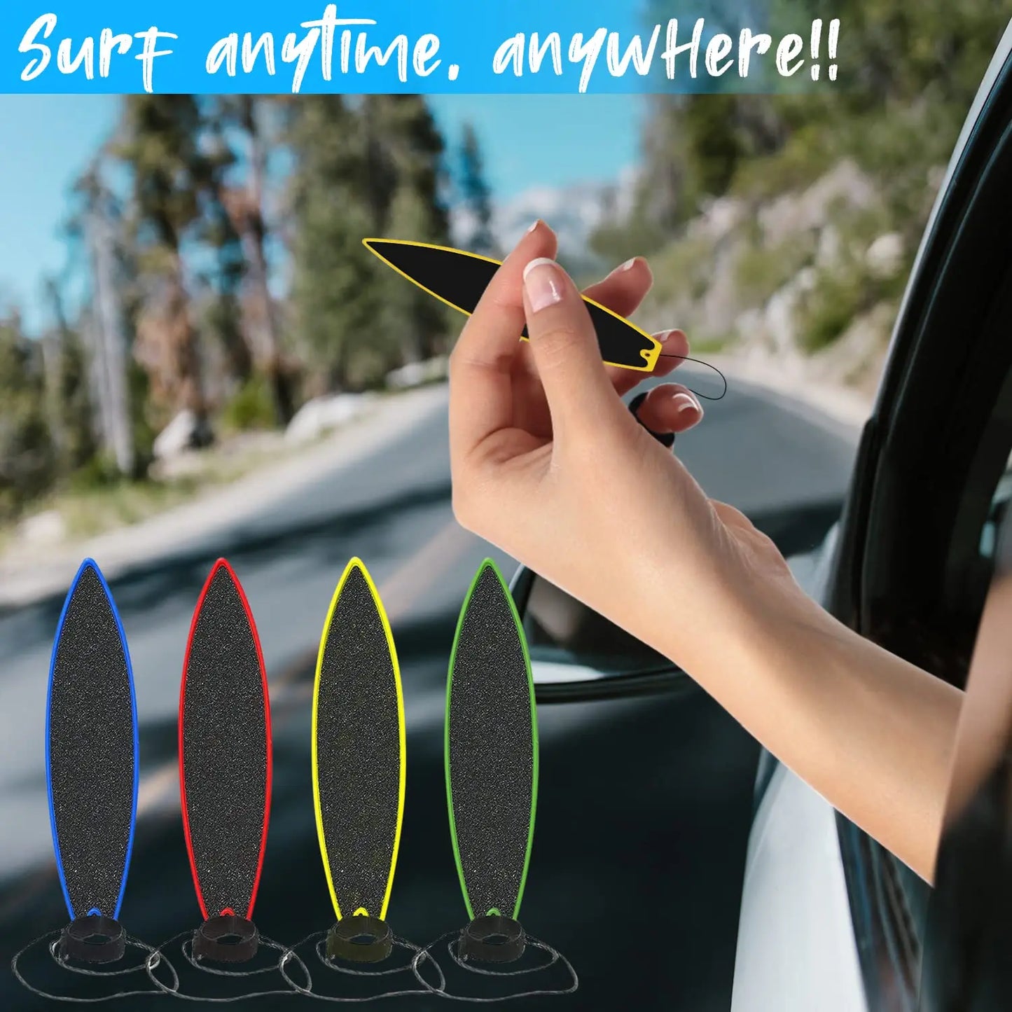 Finger Surfboard Surf Deck Board - Fun Stress Reliever, Safe CE Certified