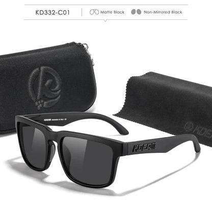Photochromic or Night Vision Polarized Sunglasses, Eyewear With Case