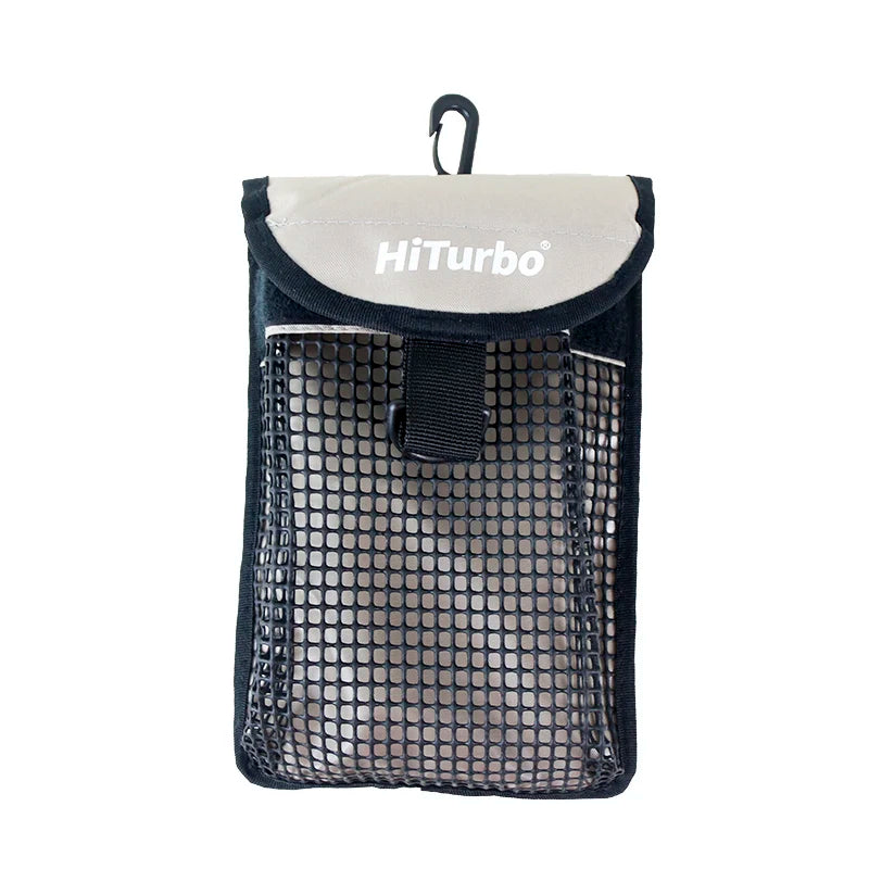 Surf Fins, Wax, Misc Storage Mesh Bag, Travel Beach Gear Surf Bag, 9" Length