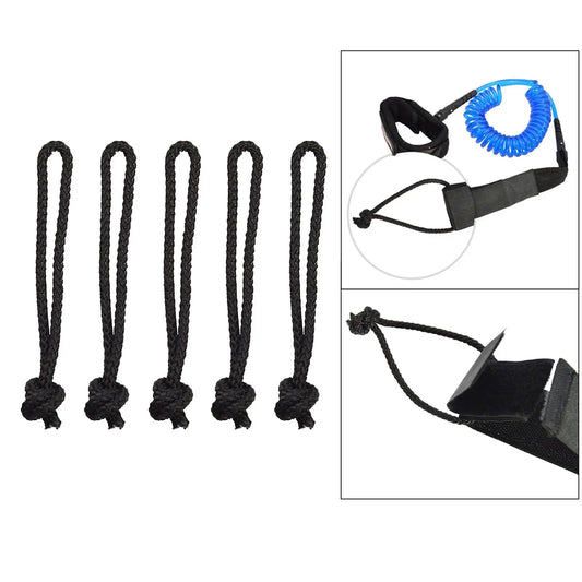 Set of 5 Pcs Leash Cords - Surfboard Leash String, Strong Nylon Attachment Strap