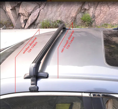 Hard Roof Racks for Car Only - 39.37" Rack Length, Overall Width Adjustable