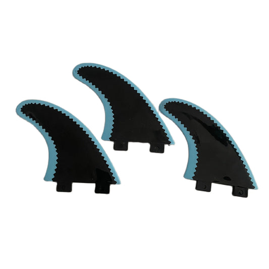 1 or 3 Pcs Soft Tip Surfboard Fins - M5 All Around Performance Safety, 50/50 Foil