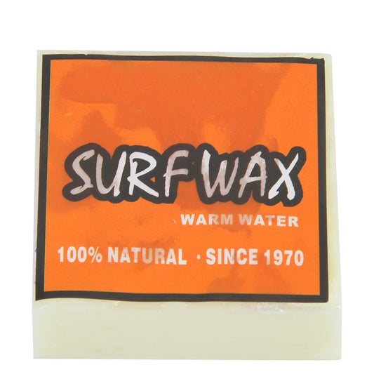Warm Water Surf Wax - One Bar Small Size, For Temps 65-75F (18-24C)