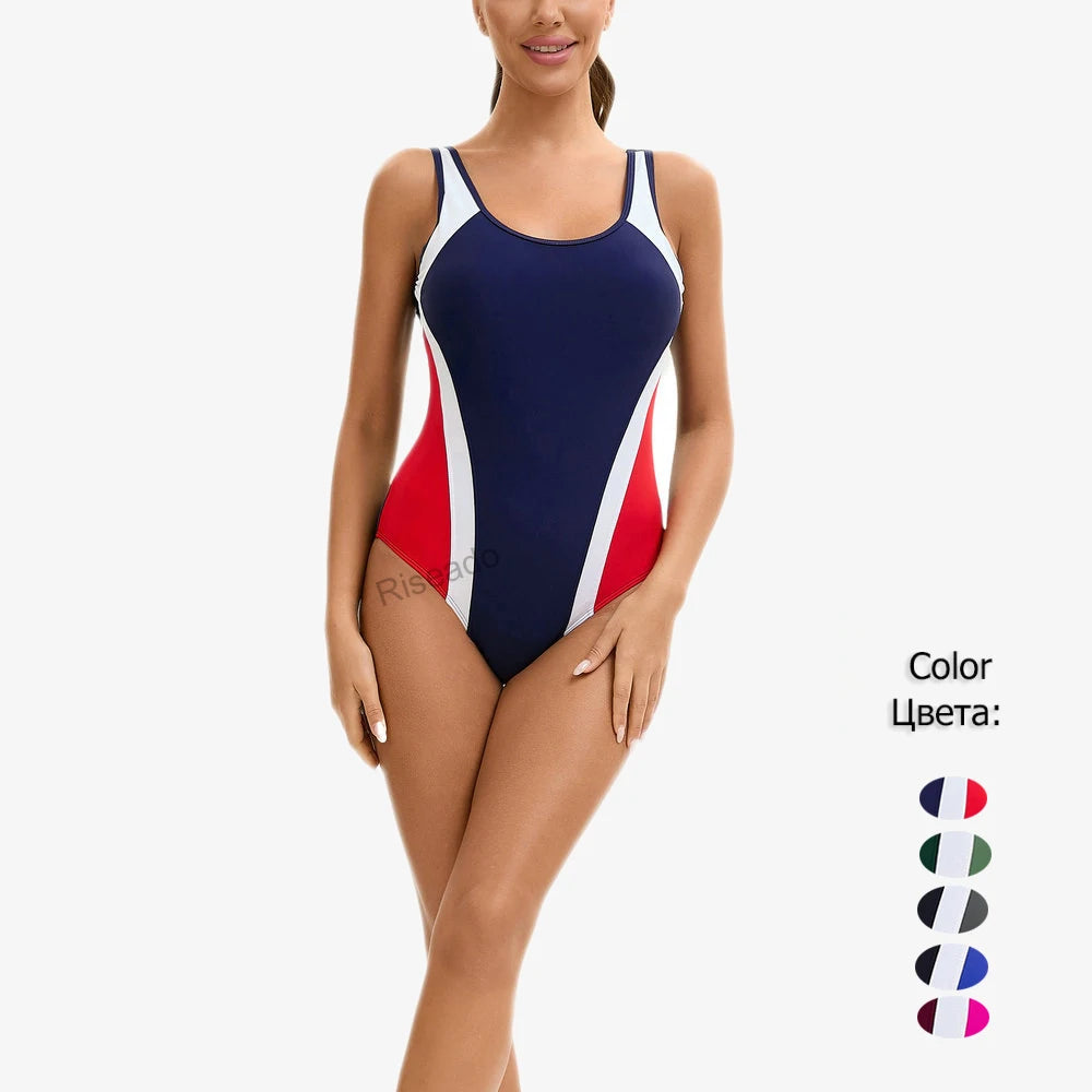 25 Colors Available -Women's Riseado Sport One-piece Surfing Swimsuit