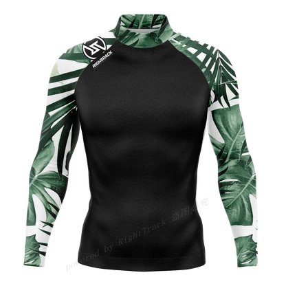 Men's Long Sleeve Rashguard - Color/Style Options, UV Protection Rash Guard