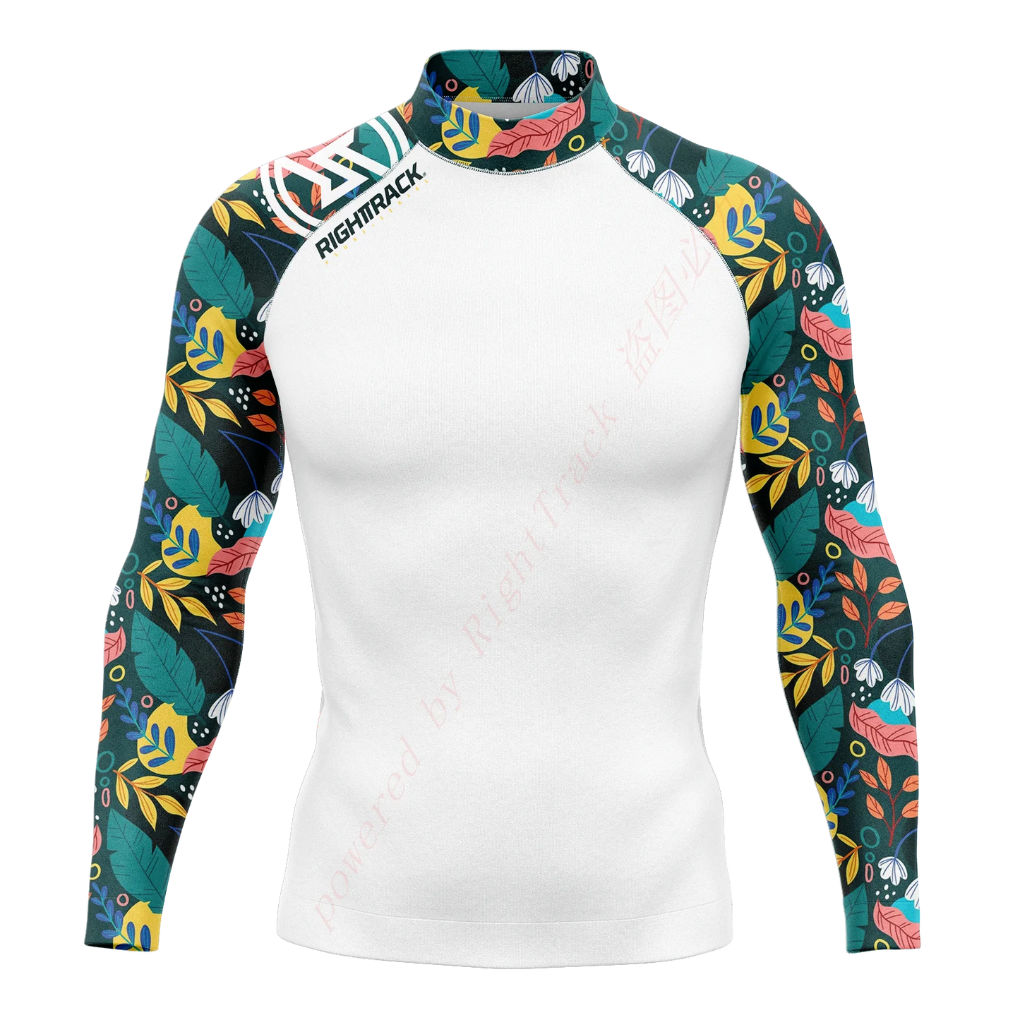 Men's Long Sleeve Rashguard, Color and Style Options, UV Protection Stretch Fabric