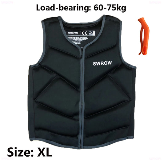 Surfing Buoyancy Lifejacket - Neoprene Wetsuit Material Life Jacket